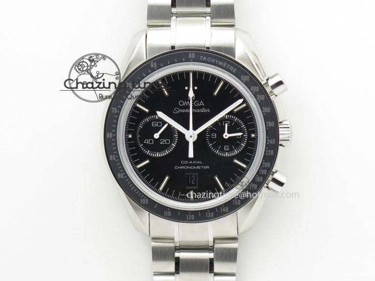 0328 Planet Ocean 600M Chrono SS VRF 1:1 Best Edition Black Bezel Blue Dial on RG SS Bracelet A Affordable 7648